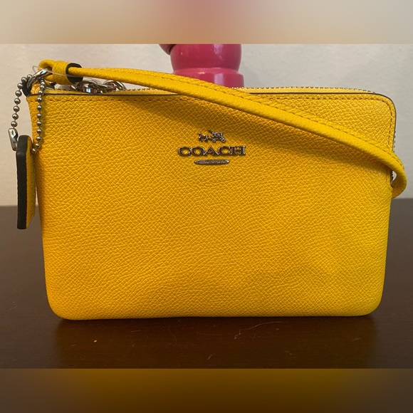 Coach Leather Small Wristlet - Picture 2 of 5